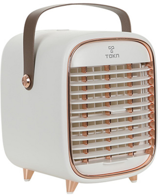 토큰 이노크아든 레트로 프리미엄 미니 냉풍기, TN-MA001(화이트)