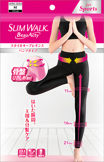 SLIM WALK 美型瑜珈壓力褲 骨盤收緊設計