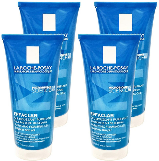 LA ROCHE POSAY 理膚寶水 青春潔膚凝膠, 200ml, 4條