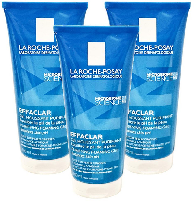 LA ROCHE POSAY 理膚寶水 青春潔膚凝膠, 200ml, 3條
