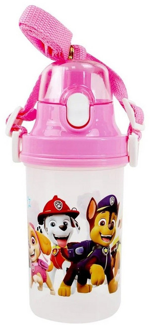 PAW PATROL 汪汪隊立大功 直飲水壺, 粉紅, 500cc, 1個