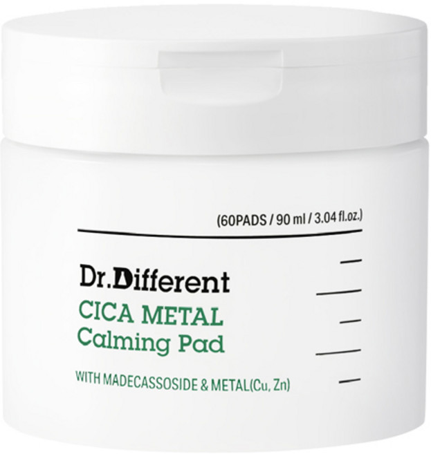 Dr.Different 積雪草金屬鎮靜棉片 90ml, 60枚入, 1個