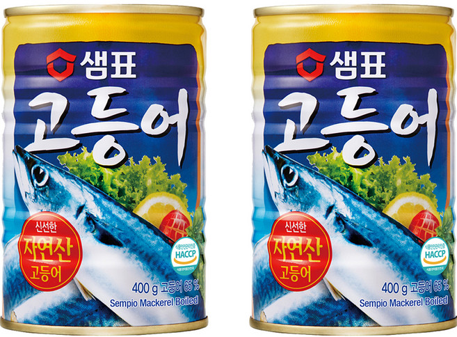 샘표 고등어 통조림, 400g, 2개