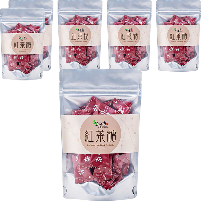 魚池鄉農會 紅玉茶糖, 60g, 6袋