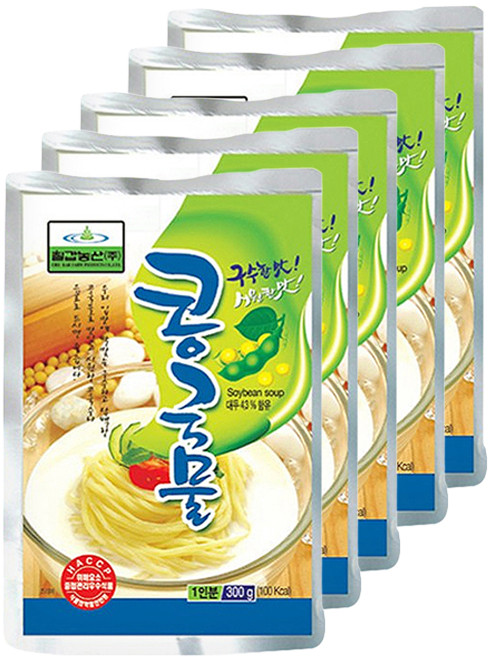 칠갑농산 국산콩국물, 300g, 5개