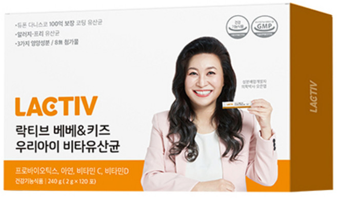 락티브 베베 앤 키즈 우리아이 비타유산균, 240g, 1개