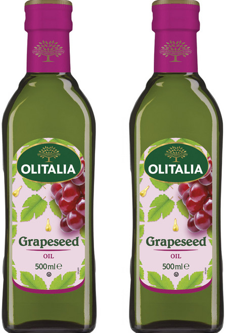 올리타리아 포도씨유, 500ml, 2개