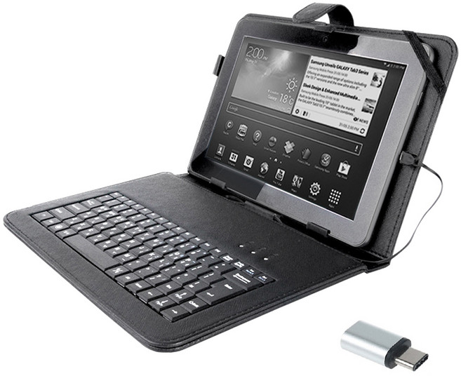 코시 커넥션 9~10형 태블릿PC 케이스 키보드, 블랙, 1개