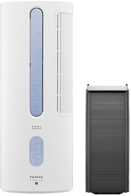 파세코 25년형 21.1㎡ 프리미엄2 창문형에어컨 블루 PWA-3500PB 방문설치, PWA-3500PB(프리미엄블루), 기본+이지핏 추가키트98cm
