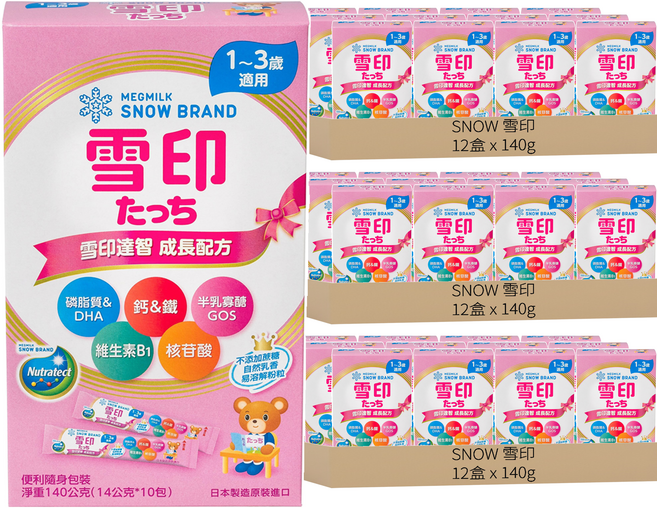 SNOW 雪印 TOUCH 達智 達智盒裝 3號, 10包, 36盒