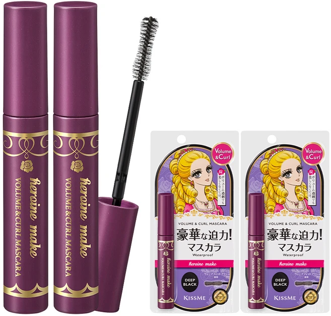 히로인메이크 볼륨앤컬 마스카라 EX 6g, 딥블랙, 2개 - 쿠팡