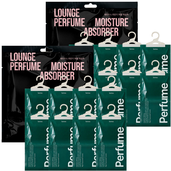 헤트라스 라운지 퍼퓸 발향 옷걸이 제습제 본품, 2개, 150g