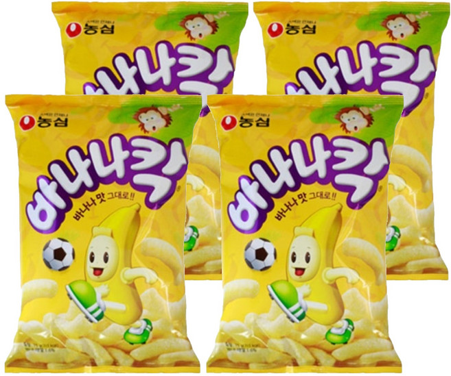 바나나킥, 75g, 4개