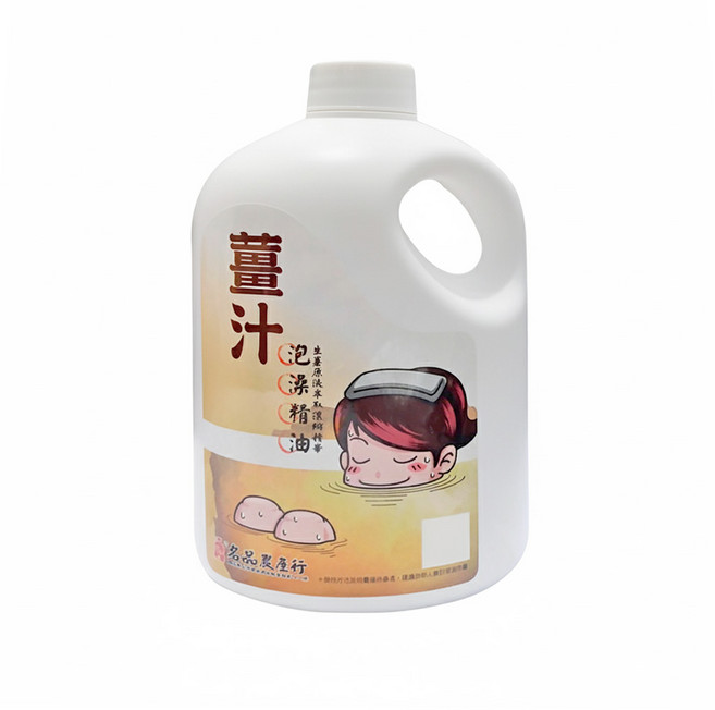 名品農產行 薑汁泡澡精油, 650ml, 1瓶
