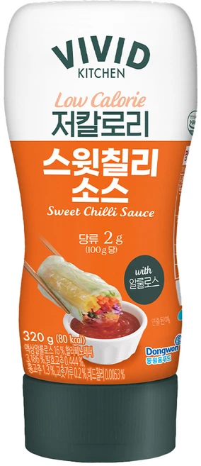 비비드키친 저칼로리 스윗칠리소스, 320g, 1개 - 쿠팡