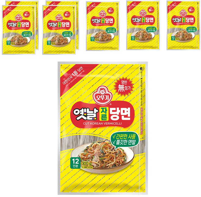 오뚜기옛날 자른당면, 300g, 8개