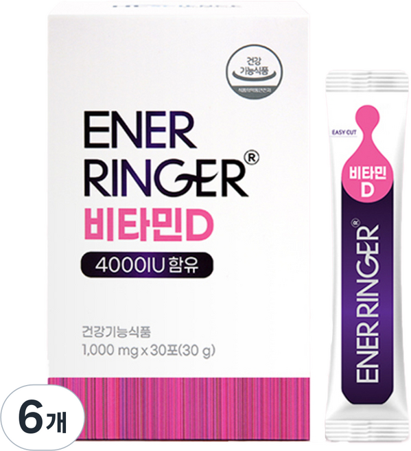 에너링거 비타민D 4000IU 30p, 30g, 6개