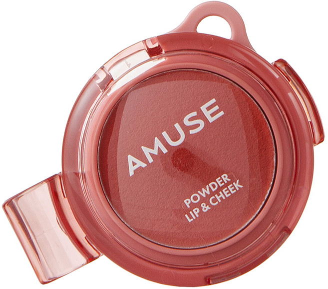 AMUSE 파우더 립 앤 치크 4g, 01 피치 휩, 1개
