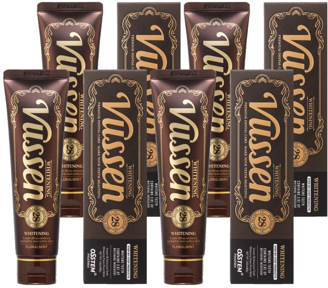 오스템파마 뷰센 28 치아미백제 치약, 80g, 4개