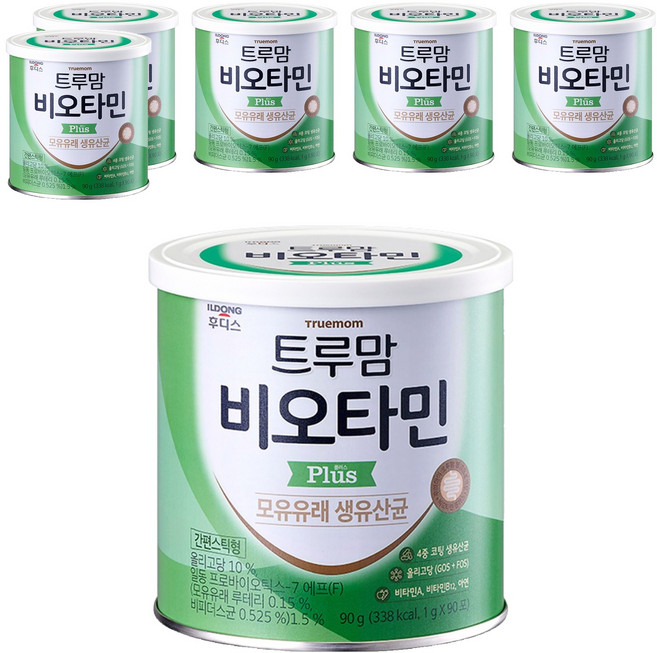 트루맘 일동후디스 비오타민 플러스 프리바이오틱스, 90g, 6개