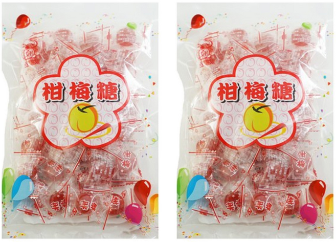 品味食族 柑梅糖, 220g, 2袋