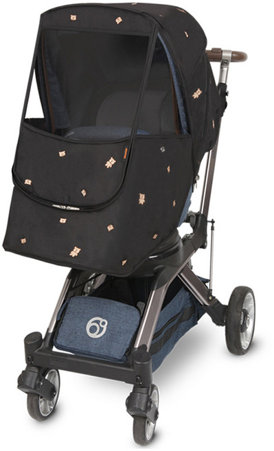 마니또 멜란지 자수 오르빗 G5 전용 방풍커버, 테디베어 블랙, 1개