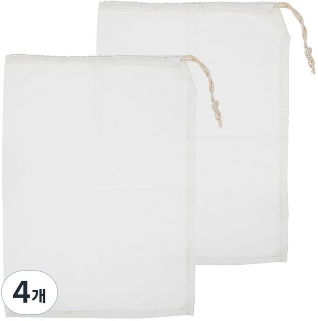 코멧 국내생산 순면 주머니, 4개