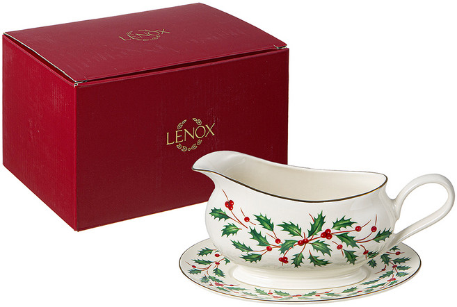 레녹스 홀리데이 그레이비 보트 앤 스탠드, 혼합색상, 1개