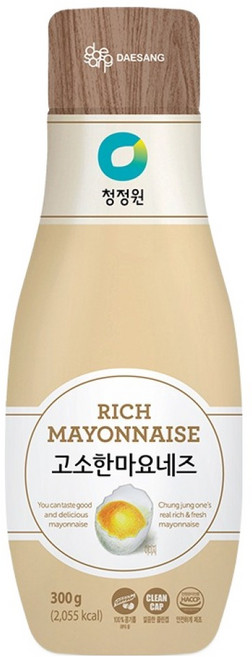 청정원 고소한 마요네즈, 300g, 1개