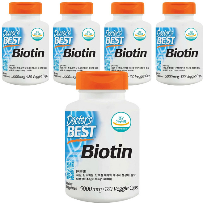 닥터스베스트 비오틴, 120정, 5개