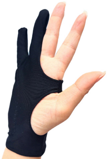 씨티컴퍼니 드로잉 장갑 오른손착용, 블랙