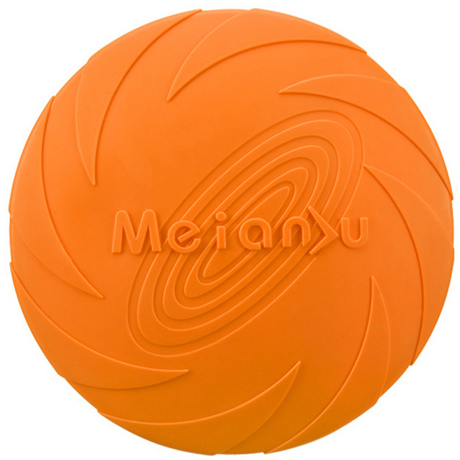 DM 애견 프리스비 원반, 작은오렌지, 1개