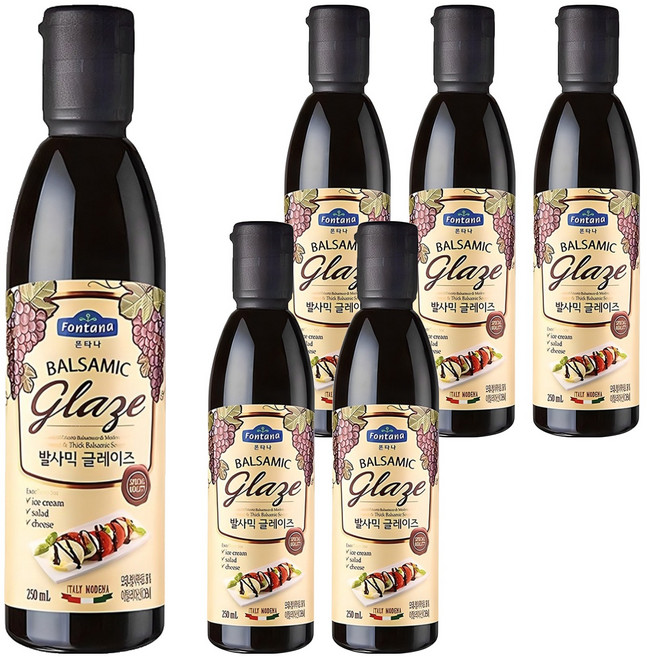 폰타나 모데나 발사믹 글레이즈, 250ml, 6개
