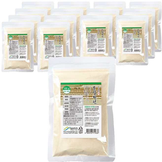 밀양한천 분말한천, 15개, 100g