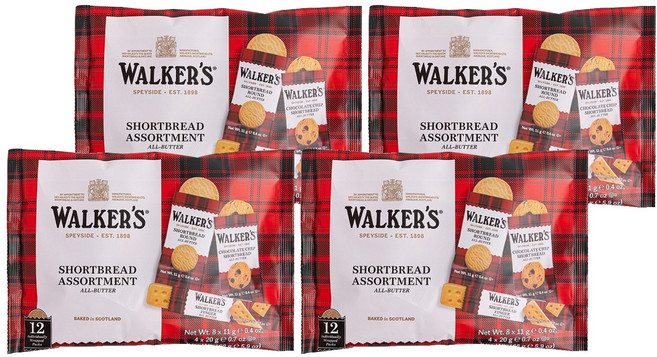 워커스 쇼트브레드 어쏘트먼트, 168g, 4개