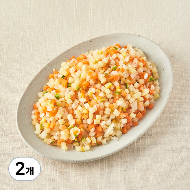 친환경 볶음밥용 채소, 360g(120g x 3입), 2개