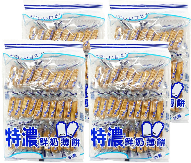 SUKHI 特濃鮮奶薄餅, 300g, 4袋