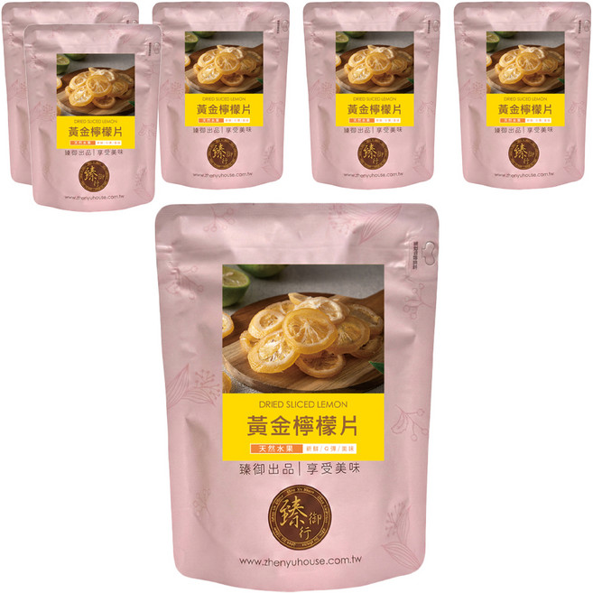 臻御行 黃金檸檬片, 250g, 6個