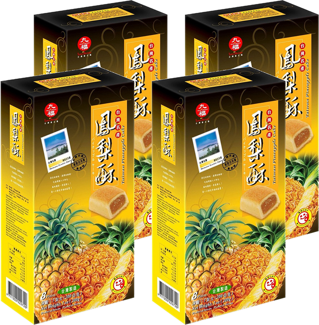 九福 鳳梨酥, 200g, 4盒