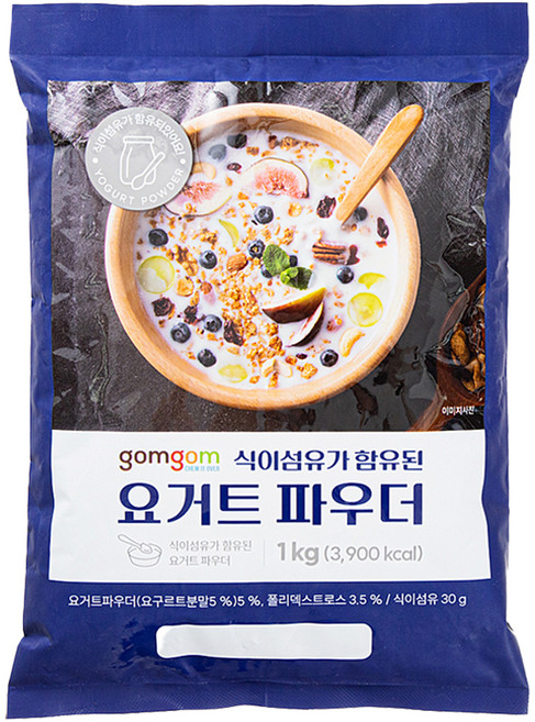 곰곰 식이섬유가 함유된 요거트 파우더, 1kg, 1개입, 1개