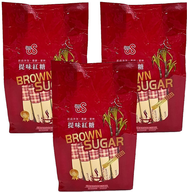 TWS 維生 提味紅糖, 300g, 3入