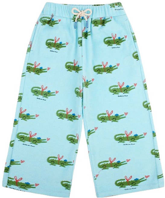 베베드피노언더웨어 아동용 크로커다일 테리 저지 팬츠 BU33PD303