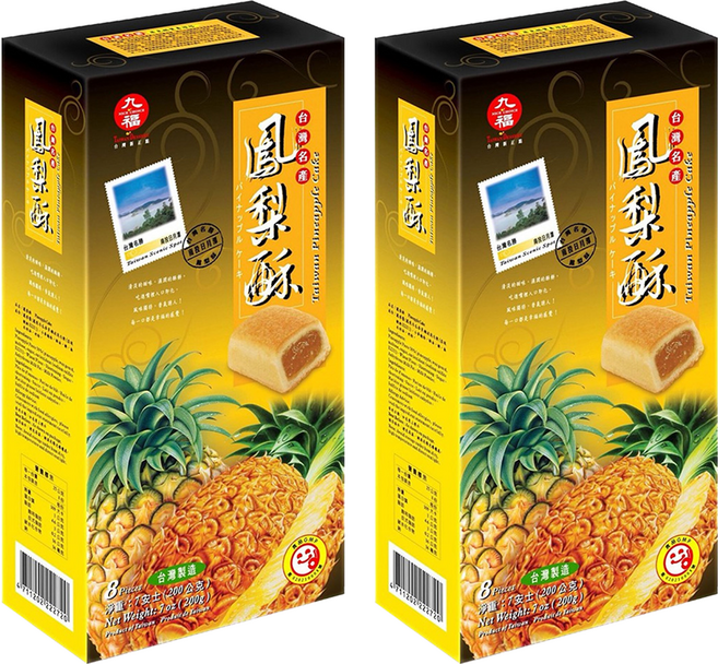 九福 鳳梨酥, 200g, 2盒