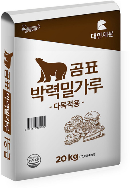 곰표 박력밀가루 다목적용, 20kg, 1개