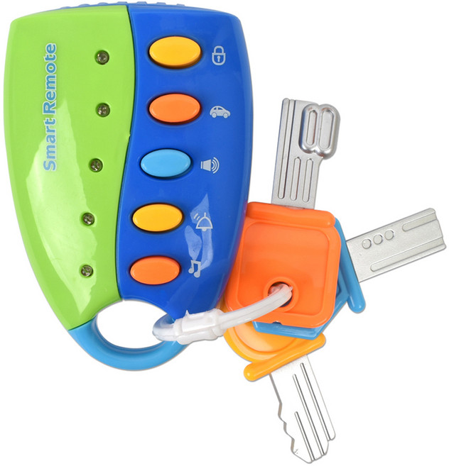 뉴 키홀더 열쇠고리세트 멜로디완구, 혼합색상, 1개