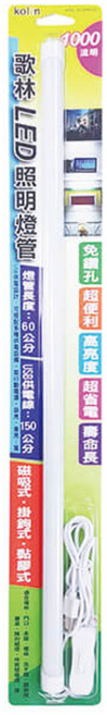 Kolin 歌林 照明燈管 5W KTL-DLDN02L 60cm 105g, 白光, 1支