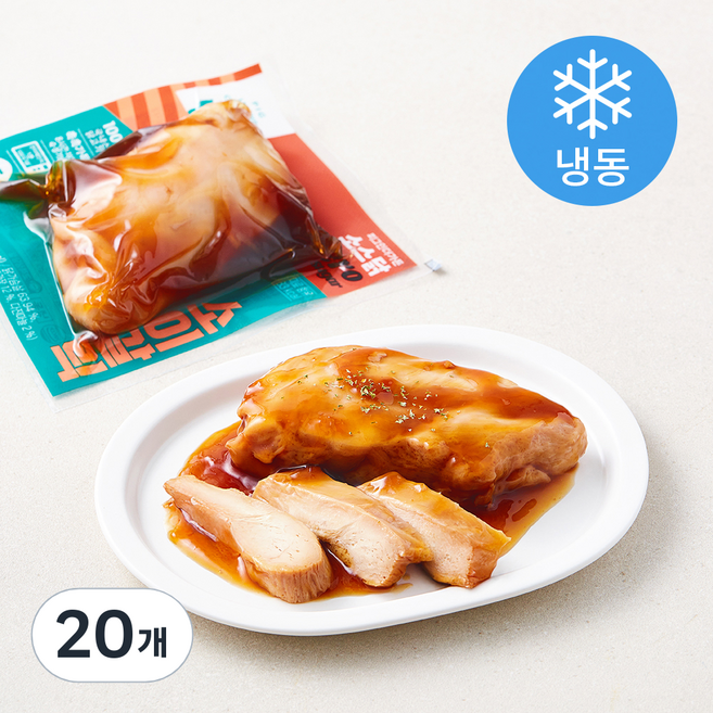 피그인더가든 소스닭가슴살 제로슈거 소이갈릭 (냉동), 140g, 20개, 1개입