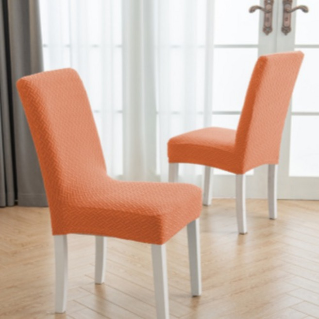 미소로운 의자 커버, 오렌지, 2개