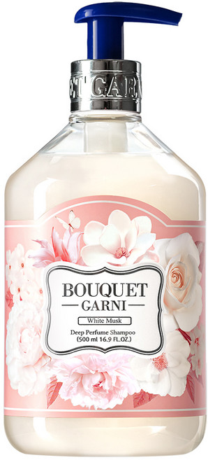 부케가르니 딥퍼퓸 샴푸 화이트머스크향, 500ml, 1개