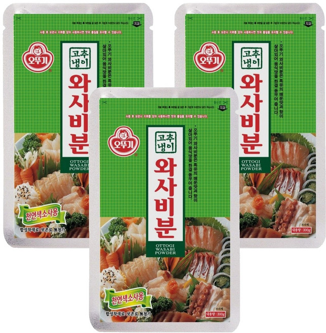 OTOKI 不倒翁 山葵粉, 300g, 3包